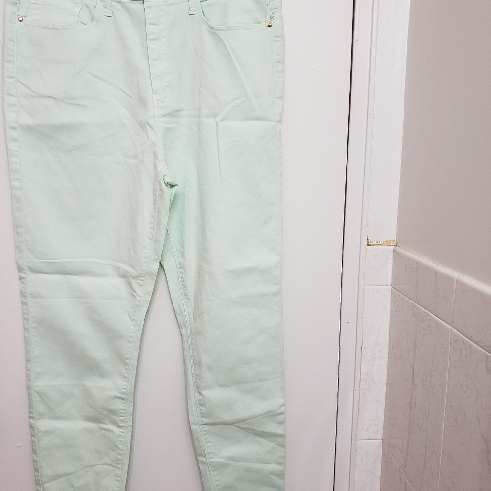 High rise skinny jeans